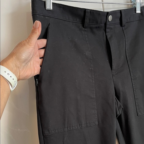 Club Monaco Women's Black Straight Leg Pants, Size 10/12 - Picture 4 of 10